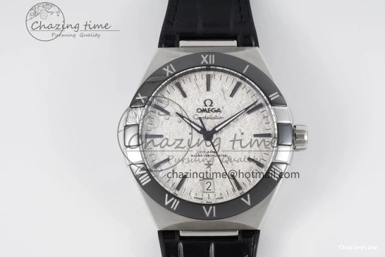 0422 GoAnywhere Constellation Black Ceramic SS 8F 1:1 Best Edition White Textured Dial on Black Gummy Strap A 7803